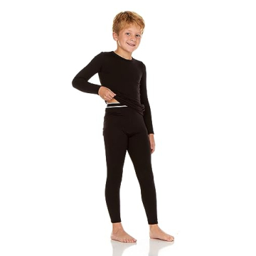 Thermajohn Thermal Underwear for Kids, Boys Thermal Underwear Set | Kids Base Layers for Skiing | Lo...