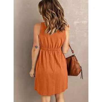 Stylish BLENCOT Women's Casual Sleeveless Dress