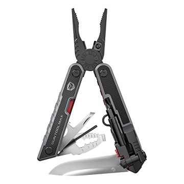Real Avid Gun Tool Max - 37-in-1 Multitool for Gunsmithing, Includes Pliers, Wrenches & Sheath