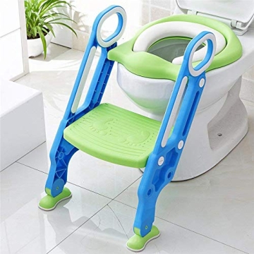 KATARUS Adjustable Toddler Potty Training Seat with Step Stool