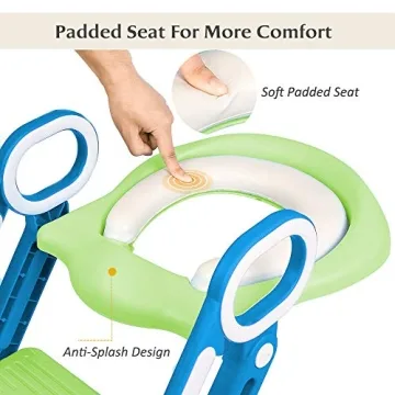 KATARUS Adjustable Toddler Potty Training Seat with Step Stool
