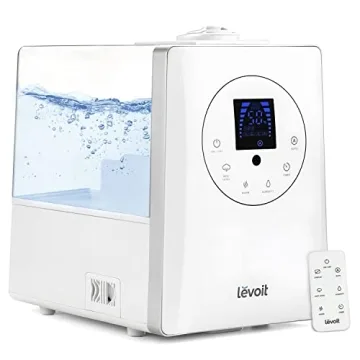LEVOIT Humidifiers for Bedroom Large Room Home, 6L Warm and Cool Mist Ultrasonic Air Vaporizer for P...