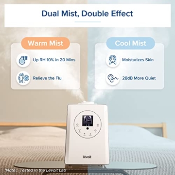 Best LEVOIT Humidifiers for Large Bedrooms and Plants