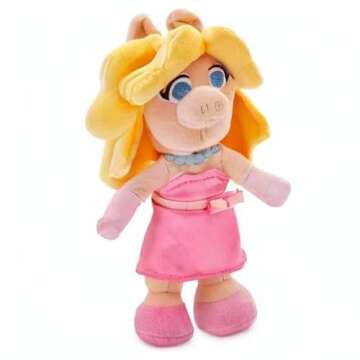 Disney Miss Piggy nuiMOs Plush - The Muppets 6" Cuddly Toy for Kids | Ages 0+