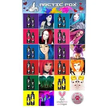 ARCTIC FOX Vegan and Cruelty-Free Semi-Permanent Hair Color Dye (4 Fl Oz, COSMIC SUNSHINE)