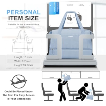 ETRONIK Gym Bag with USB Charging for Women Travel