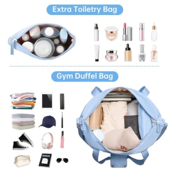 ETRONIK Gym Bag with USB Charging for Women Travel