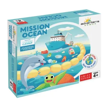 Mission Ocean - A Family Board Game About Ocean Conservation - Fun & Educational Preschool Games for...