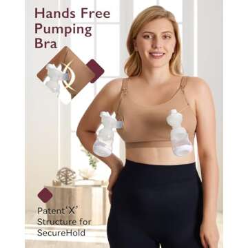 Momcozy Hands Free Pumping Bra for Nursing Moms