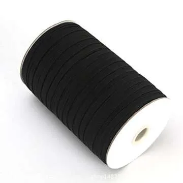 High-Quality Braided Elastic 1/4'' Wide - Perfect for DIY and Crafts
