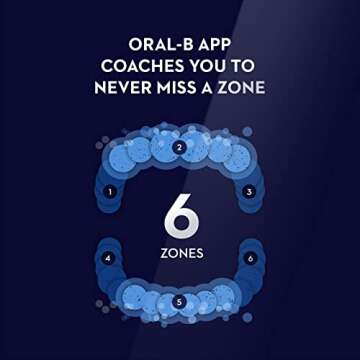 Oral-B iO Deep Clean + Protect Rechargeable Electric Toothbrush, Black with a iO Series 7 Toothbrush, 2 Replacement Brush Heads, and a Charging Travel Case