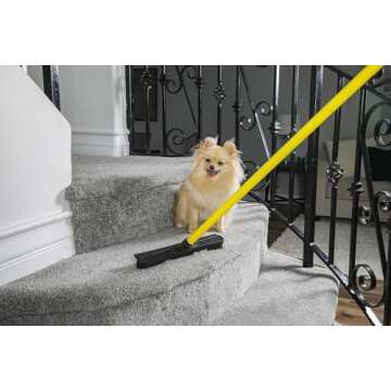 FURemover Pet Hair Broom with Squeegee - Effortless Cleaning