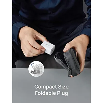 JSAUX USB C Charging Block Dual Port Fast Charger 20W