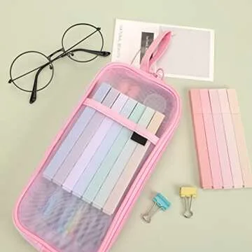 Vibrant LABUK Aesthetic Pastel Highlighters Set 12pcs