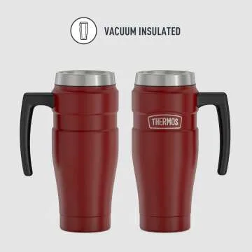 16 Oz THERMOS Rustic Red Travel Mug