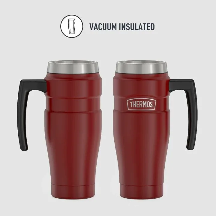 16 Oz THERMOS Rustic Red Travel Mug