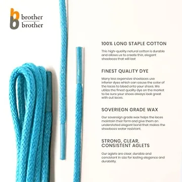 BB BROTHER BROTHER Colored Dress Shoe Laces - 7 Pairs