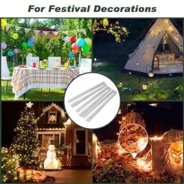 FEED GARDEN 6 Inch 500 Pack Galvanized Landscape Staples Plant Cover Stakes 11 Gauge Tent Stakes Garden Stakes Landscaping Fabric SOD Pins Yard Stakes for Decoration Weed Barrier Fabric