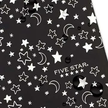 Five Star Spiral Notebook + Study App, 1 Subject, Wide Ruled Paper, 10-1/2" x 8", 80 Sheets, Glow (930020F)