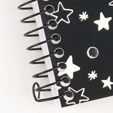 Five Star Spiral Notebook + Study App, 1 Subject, Wide Ruled Paper, 10-1/2" x 8", 80 Sheets, Glow (930020F)