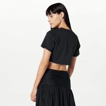 Shop The Drop Women's Black Crop Top for Chic Style