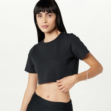Shop The Drop Women's Black Crop Top for Chic Style