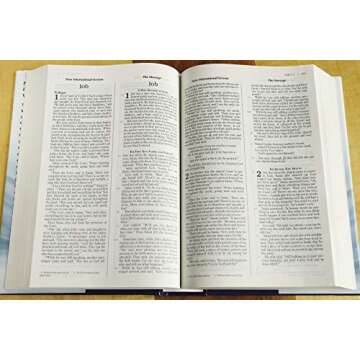 NIV, The Message, Parallel Bible, Hardcover: Two Bible Versions Together for Study and Comparison