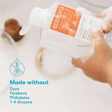 ECOS Hypoallergenic Dish Soap, Free & Clear, 25 Fl Oz (Pack of 2)