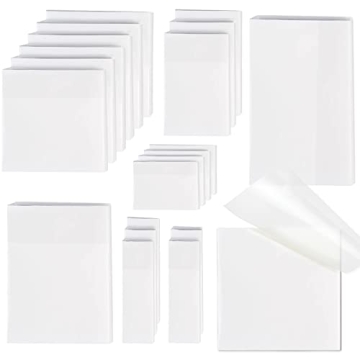1000 PCS Transparent Sticky Notes - Clear Self-Adhesive Annotation Pads