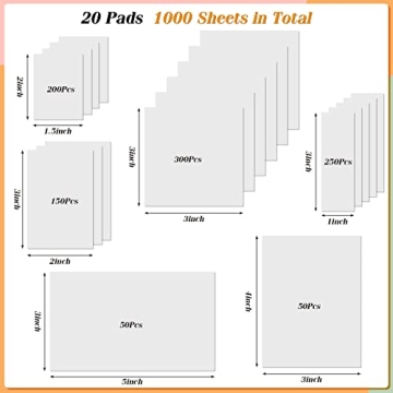 Transparent Sticky Notes 1000 PCS for School and Office