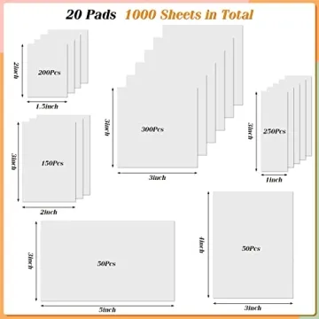 Transparent Sticky Notes 1000 PCS for School and Office