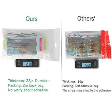 Melsan Foil Curtain, 2 Pack 3.2 ft x 8.2 ft Tinsel Foil Fringe Curtains Backdrop, Sparkle Metallic Foil Curtains for New Years Eve Party Decorations 2025, Silver Tinsel Backdrop