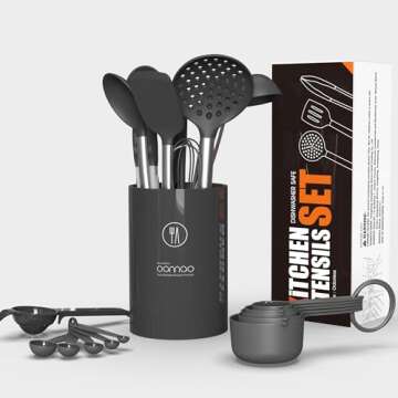 Durable Large Silicone Cooking Utensils Set for Every Kitchen