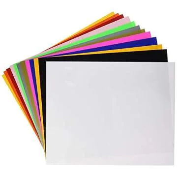 Siser EasyWeed HTV Sheets 12 Pack - Versatile and Durable