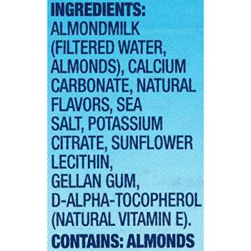 Almond Breeze, Dairy Free Almondmilk, Unsweetened Vanilla, 8 Ounce , Pack of 4