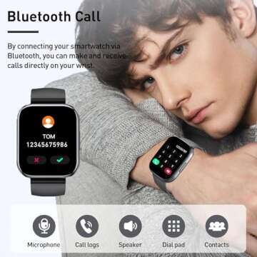 2025 Smart Watch for All - Fitness Tracker & Bluetooth Calling