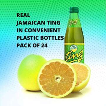 Ting Lightly Carbonated Soda, 20 Oz, (Pack of 24)