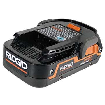 Ridgid Genuine OEM AC840085 1.5 Amp Hour 18V Compact Lithium Ion Power Tool Battery with Onboard Fue...
