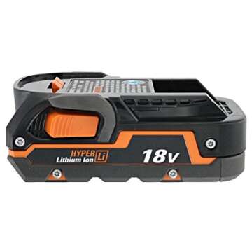 Ridgid 18V Lithium-Ion Battery with Fuel Gauge