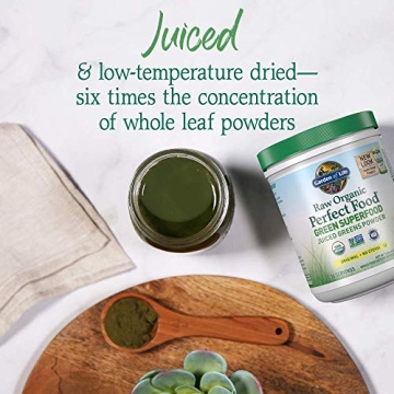 Organic Green Superfood Powder for Energy & Detox