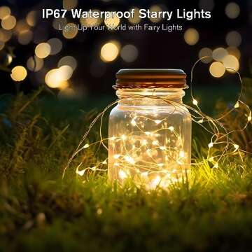 createreedo Fairy Lights Battery Operated Multi-Colored 16.5 FT 50 led String Lights 1 Pack of Chris...