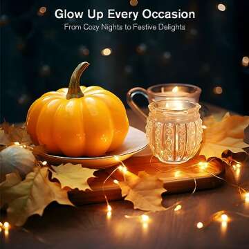 createreedo 16.5 FT Battery Fairy String Lights for Decor