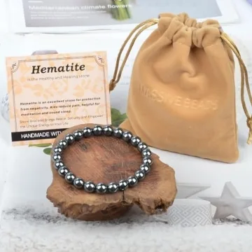 Hematite Healing Bracelet - Handmade Energy Gift for All
