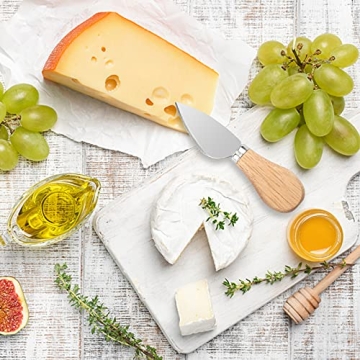 UUBAAR 4 PCS Cheese Knife Set for Charcuterie Boards
