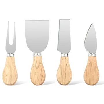 UUBAAR 4 PCS Cheese Knife Set for Charcuterie Boards