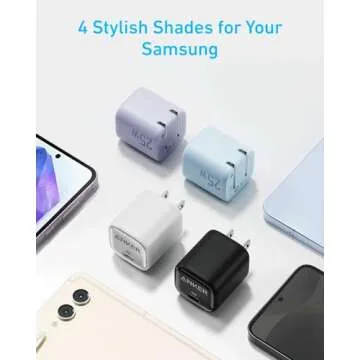 Anker 25W USB C Charger Block, Compact and Foldable