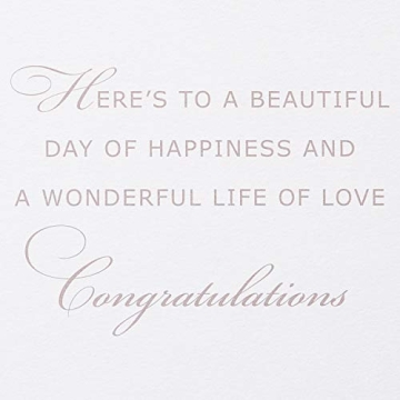 Papyrus Wedding Card - Elegant Beautiful Day