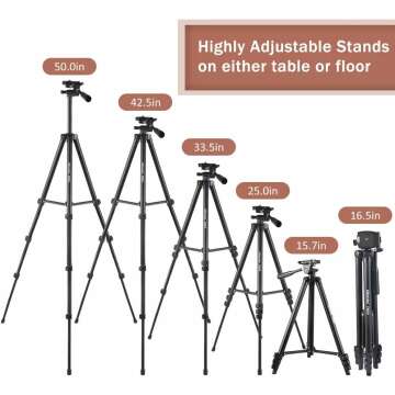 UBeesize 10" Ring Light & Tripod for Influencers