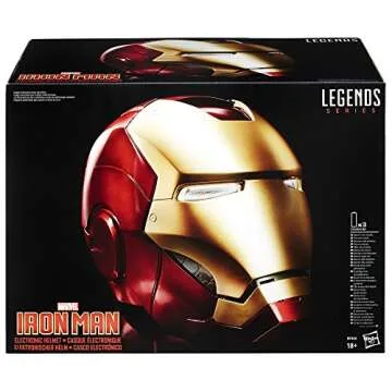 Avengers Marvel Legends Full Scale Iron Man Electronic Helmet Costume Mask