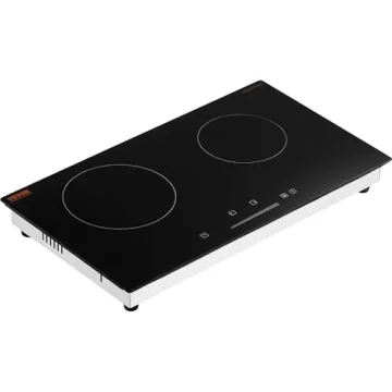 VEVOR Electric Cooktop - 24in Radiant Dual Burner